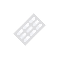 Pills Strip Vector Flat Icon