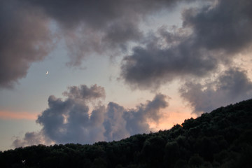 clouds in the sky