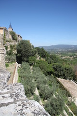 Provencal mediterranean sunny paradise landscape
