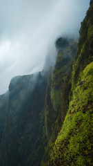 The Green Mountain With Cloud