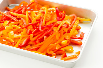 カラーピーマンの千切り