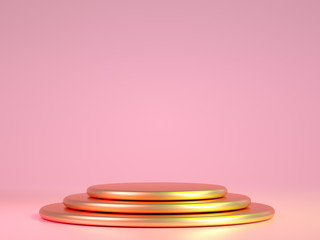 Beautiful luxury New Year Christmas holiday background. 3d illustration, 3d rendering. 3d illustration, 3d rendering.