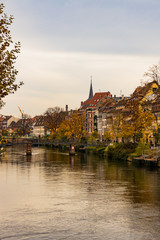 canal in  Strasbourg France 