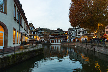  Strasbourg France at night