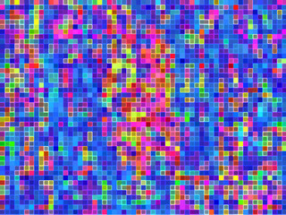 Abstract colorful graphic creative texture background for wallpaper design geometric stripes pattern fabric cloth backdrop lines square pixel mosaic decoration element