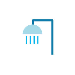 shower water flat style icon