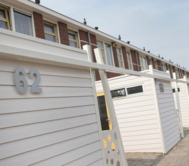 Biddinghuizen. Dutch architecture Netherlands. Housing. Renovation. Residential area.