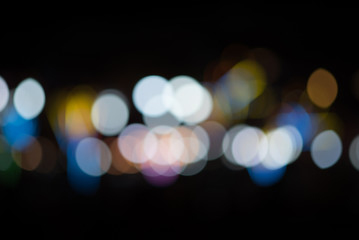 Abstract blur bokeh light background