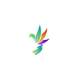 Vector logo design,bird