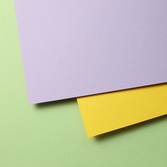 Purple and yellow and green paper background
