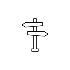 arrows guide signal line style icon