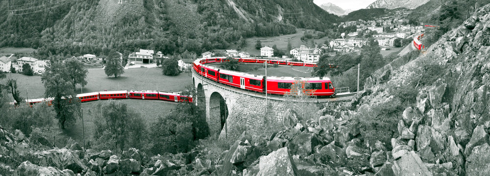 Bruzio bridge viaduct