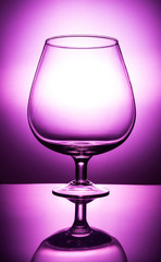 empty wine glass