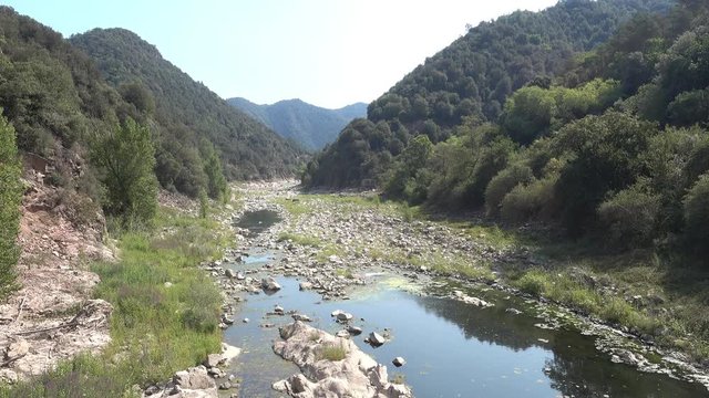 On the natural road of Ter in Girona
