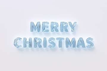 Merry Christmas, frozen words