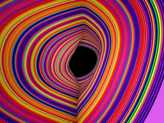 Abstract Striped Design