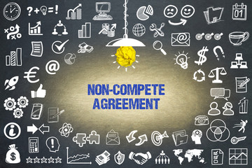 Non-Compete Agreement - obrazy, fototapety, plakaty