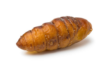 Single dried salted crispy silkworm