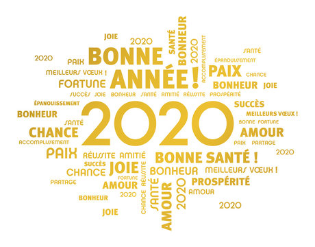 French Word Cloud Greeting Card Stock Vector Adobe Stock