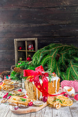 Christmas winter fruit cake