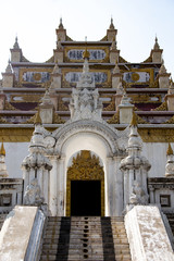 Big temple near Monywa, Myanmar, south-east Asia.