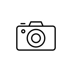 Camera Vector Line Icons of Network and Communication. Pixel perfect.