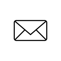 Envelope Vector Line Icons of Network and Communication. Pixel perfect.