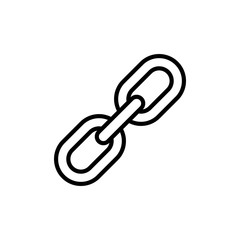 Link Vector Line Icons of Network and Communication. Pixel perfect.