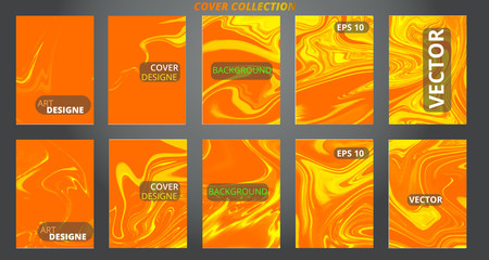 Set abstract marble modern designe.Splash acrylic colored bright liquid.With copy space.For sale flyer,cover,presentatiton,print,business cards,calendars,invitations,sites,packaging. Copy space. 