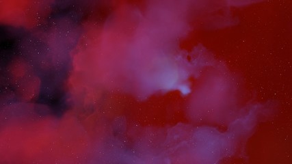 High Resolution Star Nebula Generated in a 3D Simulator
