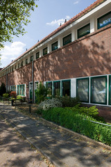 Renovations. Modern Dutch architecture. Houses. Residential housing. Netherlands. Style Amsterdam School.