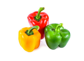  pepper isolated on white background