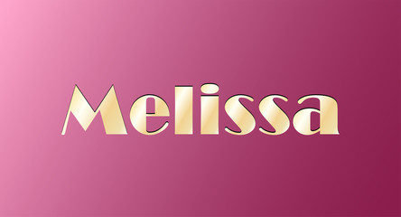 Gold shining name isolated. Happy birthday and Angel Day concept. Vector illustration