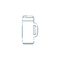 bottle water workout accessory flat icon