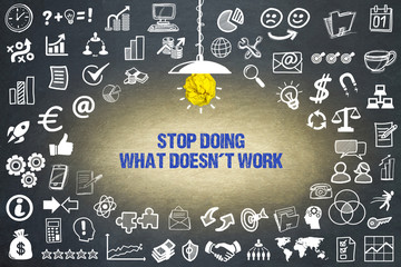 Stop doing what doesn´t work