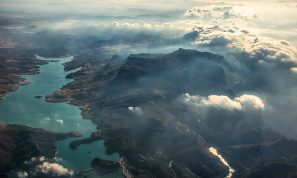 View From Airplane 