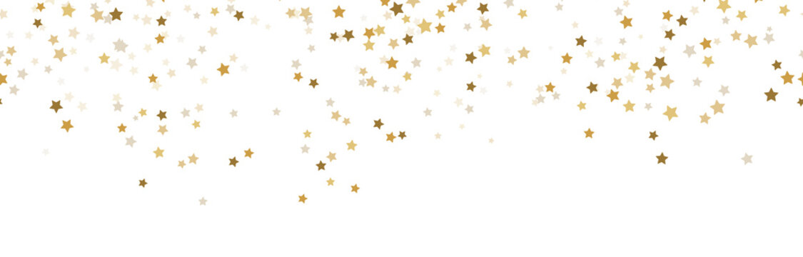 seamless confetti stars background for christmas time