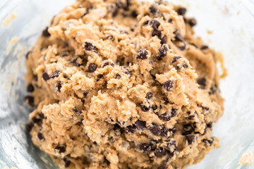 Baking cookies