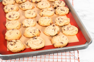 Baking cookies