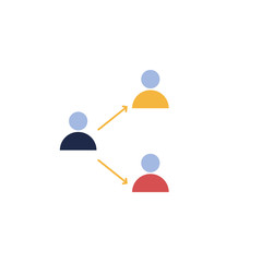 businessmen workers avatars characters flat icon