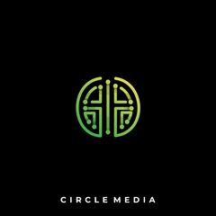 Obraz premium Abstract Circle Illustration Vector Design Template