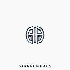 Abstract Circle Illustration Vector Design Template