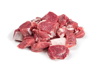 Raw Chopped Lamb Tenderloin Fillet, Diced Mutton Meat