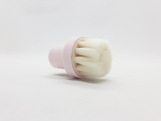 Fototapeta premium Beautiful Girly Fashion Cosmetics Brush for Woman Accessories in White Isolated Background