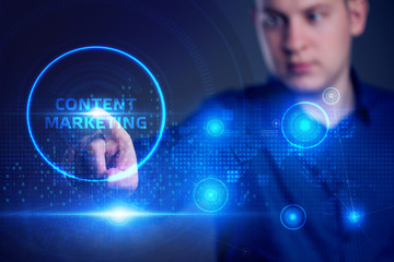 Business, Technology, Internet and network concept. Digital Marketing content planning advertising strategy concept