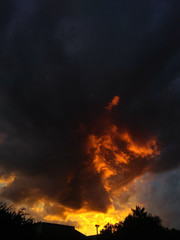 Fototapeta premium Cloud Red