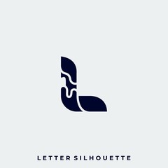 Abstract Letter Illustration Vector Design Template