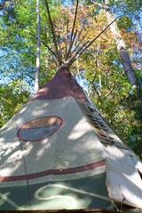 Teepee in Fall