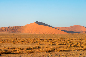 Fototapeta na wymiar red sand dunes