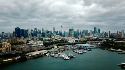 Obraz premium Aerial Views of Sydney City and Suburbia